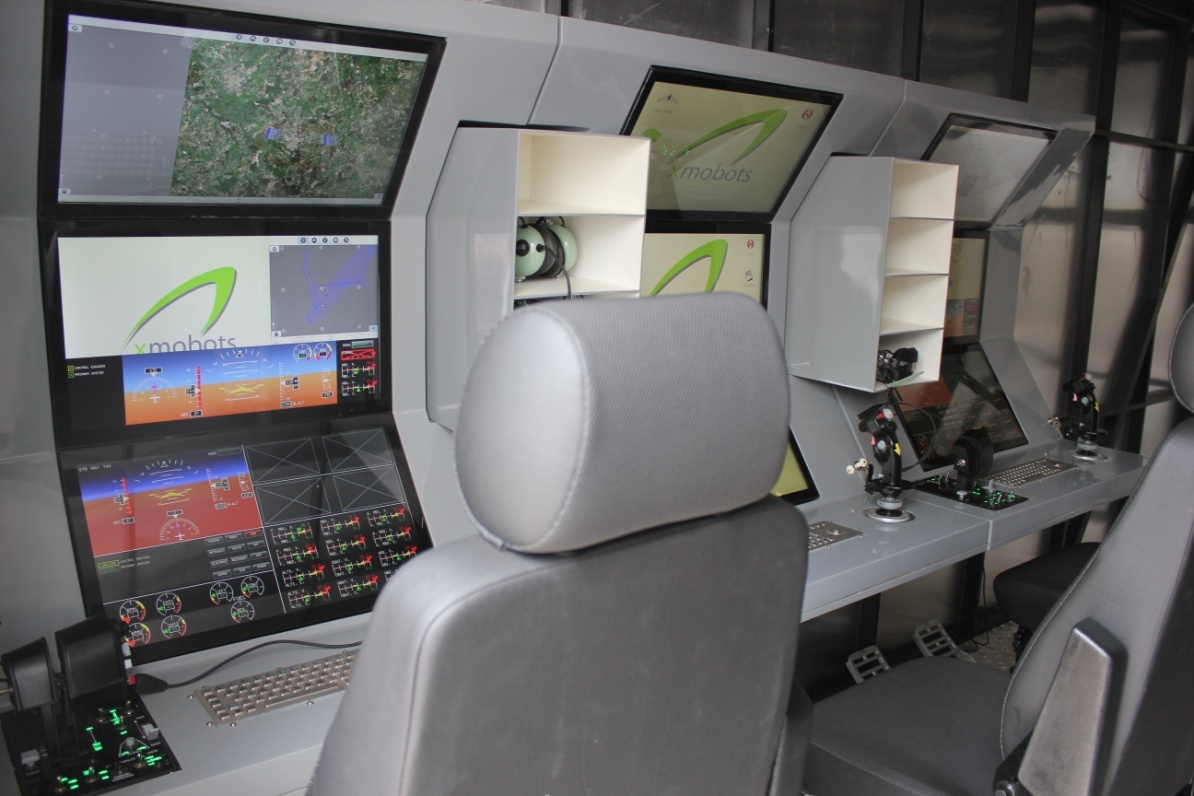 Internal visual of the Ground Control Station.